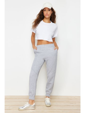 trendyol Sweatbroek grijs