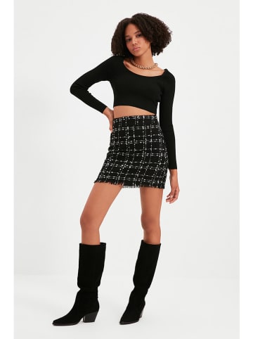 trendyol Spódnica w kolorze czarno-białym