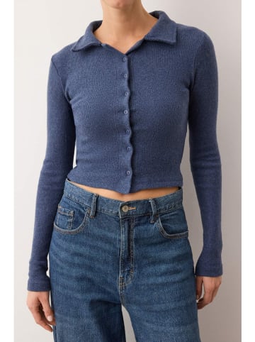 trendyol Bluse in Dunkelblau