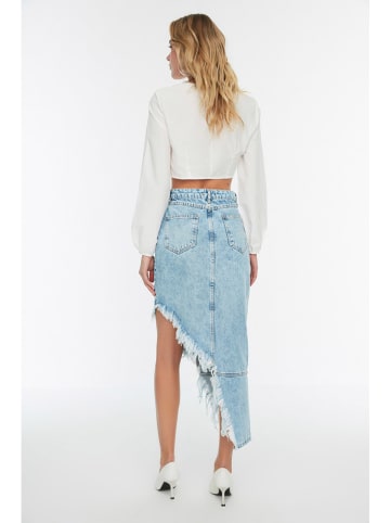 trendyol Jeansrock in Hellblau