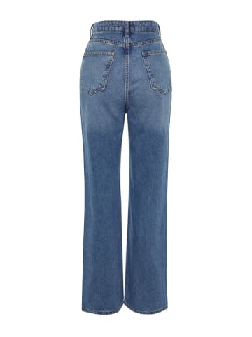 trendyol Spijkerbroek - comfort fit - blauw