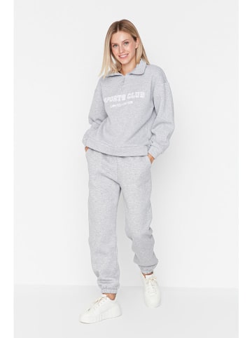 trendyol Sweatbroek grijs
