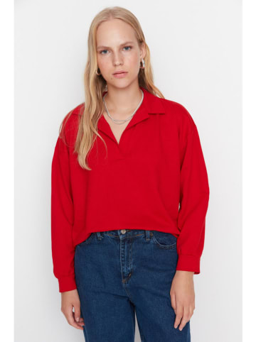 trendyol Bluza w kolorze czerwonym
