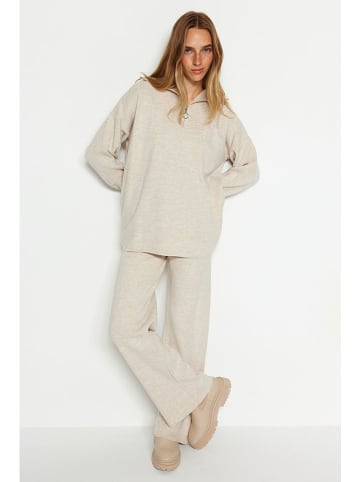 trendyol 2-delige outfit crème