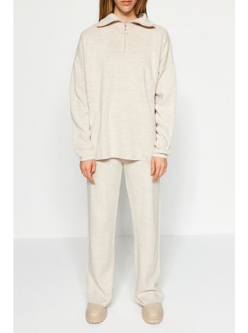 trendyol 2tlg. Outfit in Creme