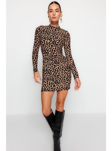 trendyol Jurk lichtbruin/zwart