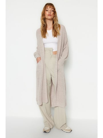 trendyol Kardigan w kolorze beżowym