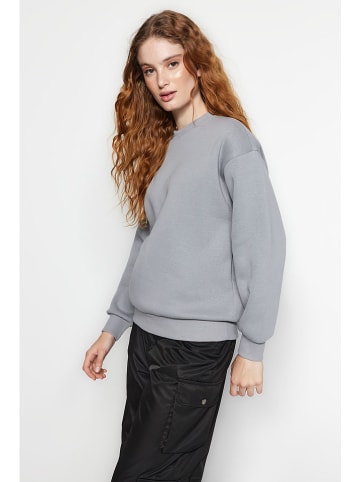 trendyol Bluza w kolorze szarym