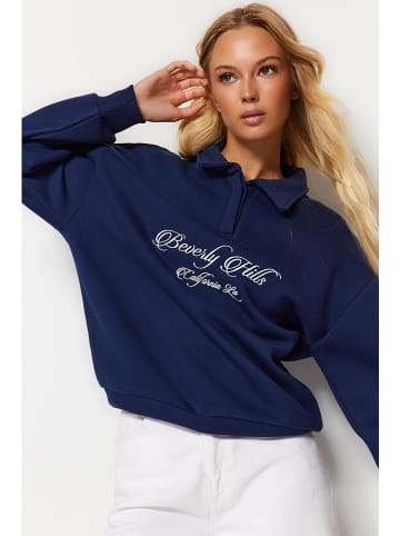 trendyol Sweatshirt in Dunkelblau