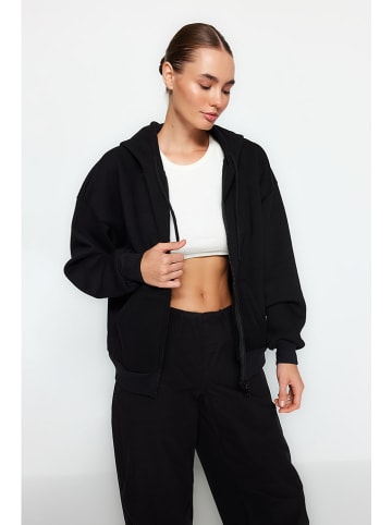 trendyol Sweatshirt in Schwarz