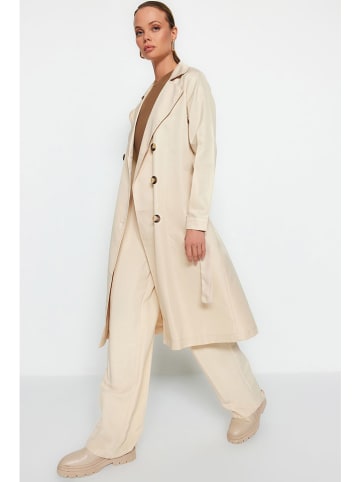 trendyol Trenchcoat zandkleurig