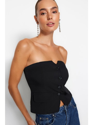 trendyol Top in Schwarz