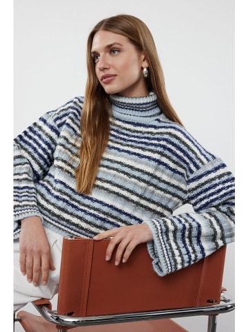 trendyol Trui grijs/blauw