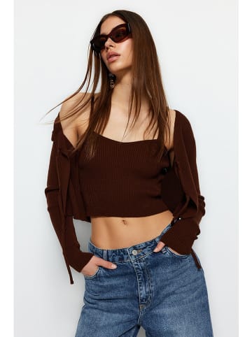 trendyol 2tlg. Outfit in Brau