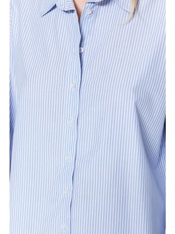 trendyol Blouse lichtblauw/wit