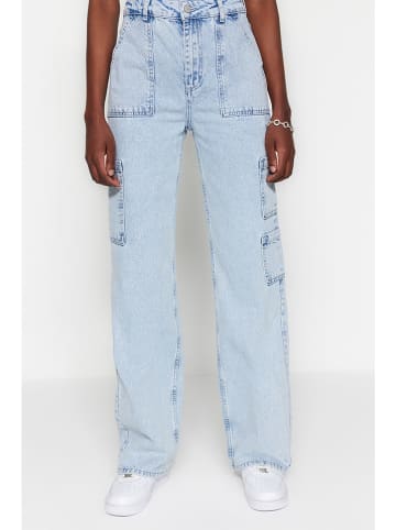 trendyol Spijkerbroek - comfort fit - lichtblauw