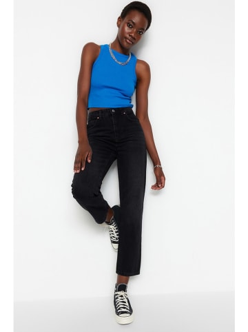 trendyol Dżinsy - Mom fit - w kolorze czarnym