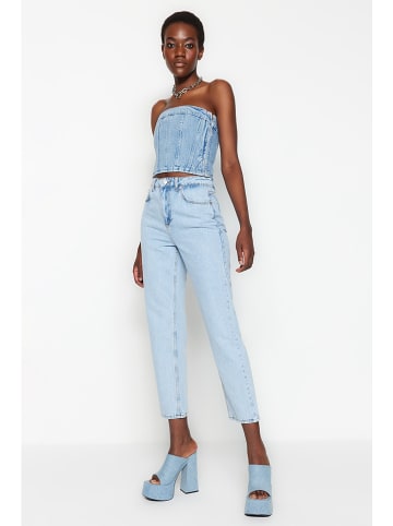 trendyol Dżinsy - Regular fit - w kolorze błękitnym