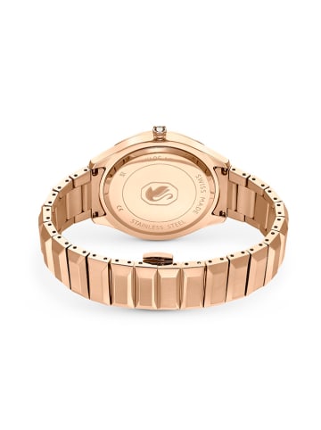Swarovski Quarzuhr in  Rosévegold/ Schwarz