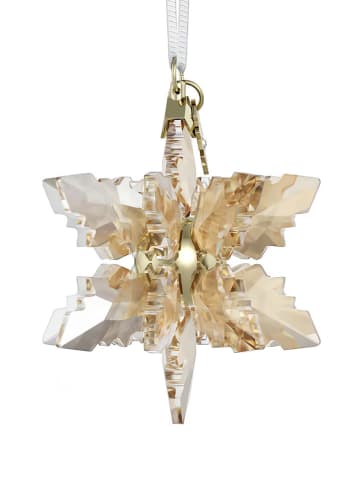 Swarovski Kristallstern in Transparent/ Gold