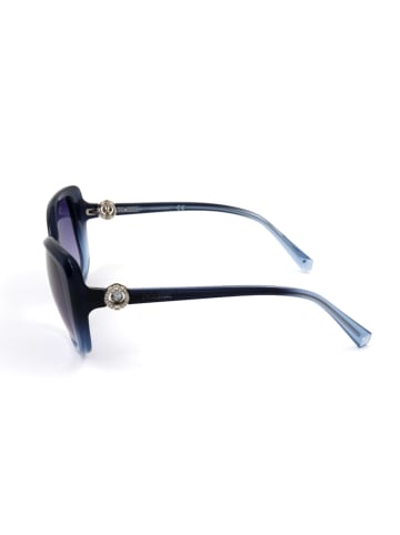 Swarovski Damskie okulary przeciwsłoneczne w kolorze granatowym