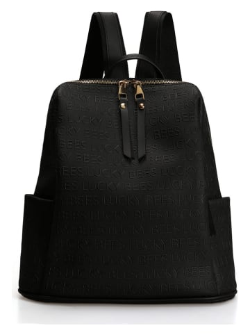 Lucky Bees Rucksack in Schwarz - (B)30 x (H)35 x (T)13 cm