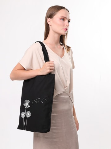 BAGmori Schultertasche in Schwarz - (B)35 x (H)40 x (T)8 cm