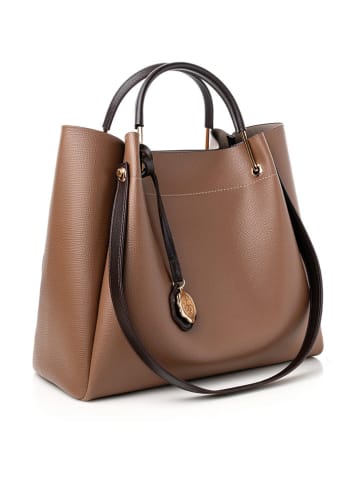 Vince Camuto Henkeltasche "Sicilia" in Braun - (B)32 x (H)28 x (T)14 cm