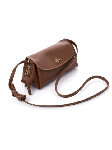 Lucky Bees Umhängetasche "Ava" in Hellbraun - (B)22 x (H)12 x (T)11 cm