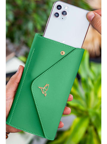 BAGmori Portfel w kolorze zielonym - 20 x 10 x 3 cm