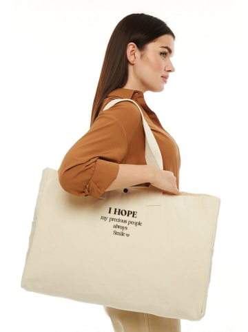 BAGmori Shopper crème - (B)50 x (H)36 x (D)12 cm