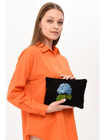 BAGmori Kosmetiktasche in Schwarz - (B)25 x (H)18 cm