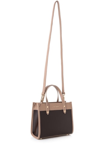 Vince Camuto Henkeltasche "Cortona" in Braun/ Beige - (B)25 x (H)20 x (T)12 cm