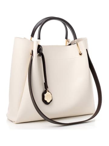Vince Camuto Henkeltasche "Sicilia" in Creme - (B)32 x (H)28 x (T)14 cm