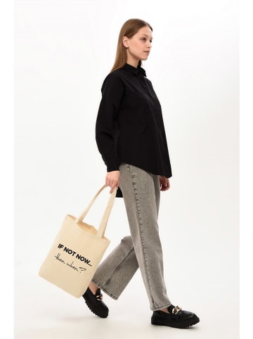 BAGmori Torebka w kolorze kremowym - 35 x 40 x 8 cm