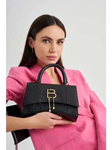 Lucky Bees Henkeltasche in Schwarz - (B)22 x (H)16 x (T)8 cm