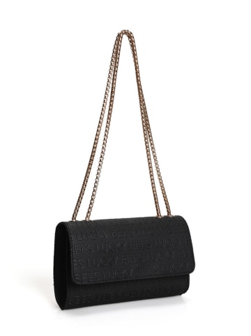 Lucky Bees Umhängetasche in Schwarz - (B)22 x (H)15 x (T)5 cm
