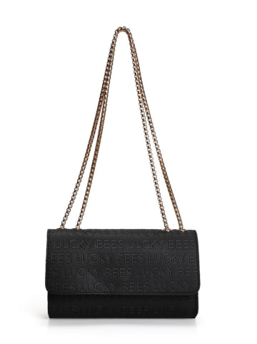 Lucky Bees Umhängetasche in Schwarz - (B)22 x (H)15 x (T)5 cm