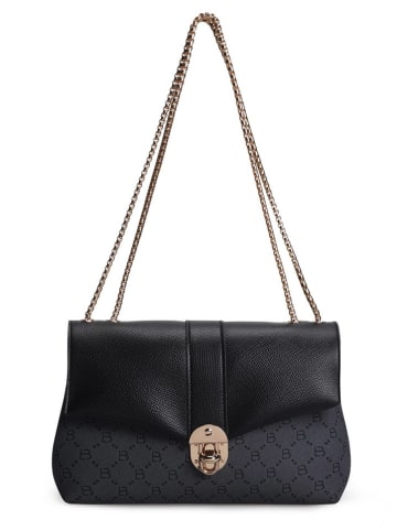 Lucky Bees Schoudertas antraciet/zwart - (B)26 x (H)20 x (D)10 cm