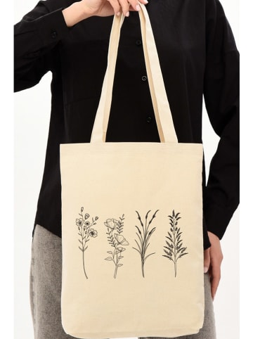 BAGmori Torebka w kolorze kremowym - 35 x 40 x 8 cm