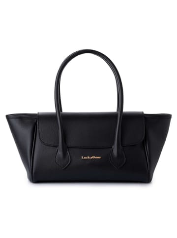 Lucky Bees Schultertasche ''Camille'' in Schwarz - (B)45 x (H)16 x (T)16 cm