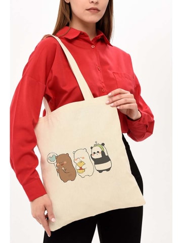 MORI Schultertasche in Creme - (B)25 x (H)40 x (T)8 cm