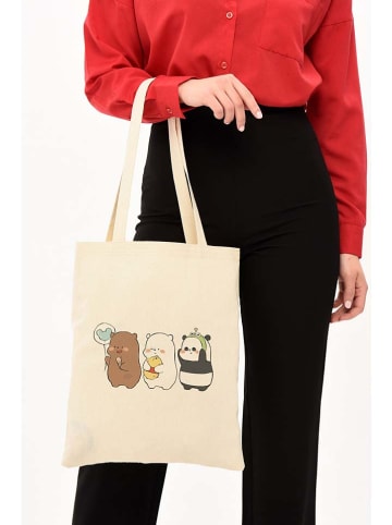 MORI Schultertasche in Creme - (B)25 x (H)40 x (T)8 cm