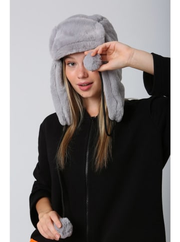 Lucky Bees Mütze in Hellgrau