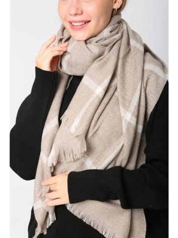 Lucky Bees Schal in Beige - (L)180 x (B)70 cm