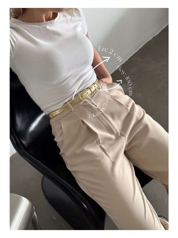 Lucky Bees Riem goudkleurig - (L)100 cm