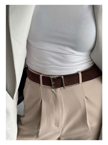 Lucky Bees Riem donkerbruin - (L)100 cm