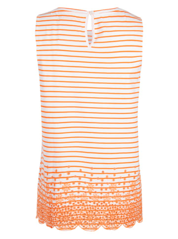 LIEBLINGSSTÜCK Top "Derya" in Orange/ Weiß