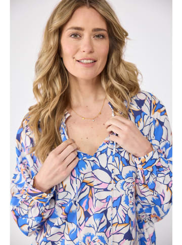 LIEBLINGSSTÜCK Bluse "Rukani" in Blau/ Creme