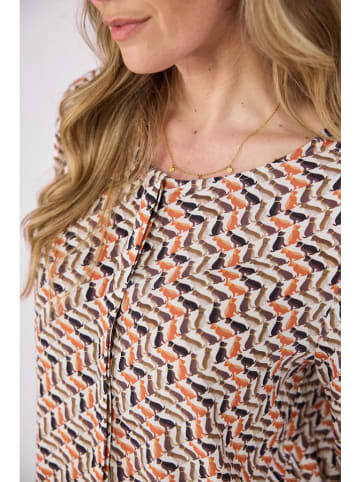 LIEBLINGSSTÜCK Blouse "Rumi" taupe/oranje